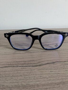 Chrome Hearts Glasses - Silver Black